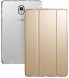Δερμάτινη Θήκη Tri-fold με πίσω κάλυμμα σιλικόνης / Slim Book Case for Huawei MediaPad M5 8 Gold (oem)