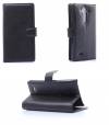 LG G Flex 2 H955 - Δερμάτινη Θήκη Stand Πορτοφόλι Μαύρο (ΟΕΜ)
