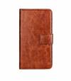 LG L90 D405/D410 - Leather Wallet  Stand Case Brown (OEM)