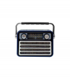 CMIK MK-121 Retro Portable Radio Rechargeable with Bluetooth and USB Blue