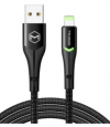 MCDODO CA-7840 Lightning 1.2M Breathing Light Fast Charging Data Cable Black