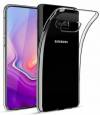 Διάφανη θήκη σιλικόνης πίσω μέρος για Samsung Galaxy S10+ (oem)