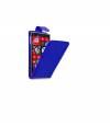 Nokia XL Dual Sim - Leather Flip Case Blue (OEM)