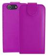 Sony Xperia Z3 Compact  D5803 - Leather Flip Case Purple (OEM)