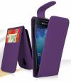 Huawei Ascend Y530 - Leather Flip Case Purple (OEM)