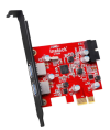 Inateck 2-Port USB 3.0 Κάρτα προσαρμογέας ελεγκτής PCI Express KT4006 (OEM)