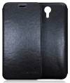 Leather Book Case With Sticker for HOMTOM HT3 / HT3 PRO (5) Black (HT3-BCASE)