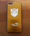 Θήκη πίσω κάλυμμα για iPhone 5/5S Μεταλλική Transformers Χρυσή Θήκη πίσω κάλυμμα για iPhone 5/5S Μεταλλική Transformers Χρυσή