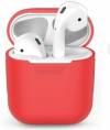 Θηκη Προστασιας AirPods Case Protective Silicone Cover and Skin for Apple Airpods Charging Case Κοκκινο