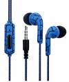 JY-305 Stereo headphones 3,5mm Multimedia with Microphone Blue/Black