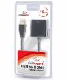 Cablexpert Usb 3.0 to HDMI Display Adapter Black 15cm