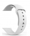 Ανταλλακτικο Λουράκι Σιλικόνης Λευκό (Apple Watch 42/44mm)