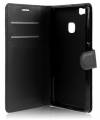 Leather Wallet Stand/Case With Silicone Back Cover for Huawei P9 Lite Black (OEM) Leather Wallet Stand/Case With Silicone Back Cover for Huawei P9 Lite Black (OEM)