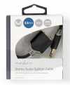 NEDIS CABW22100AT02 Αντάπτορας 3.5mm Stereo αρσ.-2x3.5mm Stereo NEDIS CABW22100AT02 Αντάπτορας 3.5mm Stereo αρσ.-2x3.5mm Stereo
