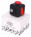 Anti Stress Fidget Cube Αγχολυτικός Κύβος Μαύρο-Κόκκινο (OEM)