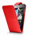 Huawei Ascend G630 - Leather Flip Case Red (OEM)