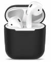 Θηκη Προστασιας AirPods Case Protective Silicone Cover and Skin for Apple Airpods Charging Case μαυρο Θηκη Προστασιας AirPods Case Protective Silicone Cover and Skin for Apple Airpods Charging Case μαυρο