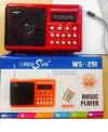 WS-291Mini MP3/Fm radio Speaker with built-in MP3 player and FM radio, support MP3 play from USB/SD/microSD Card -  -      Mp3  USB  SD    FM 