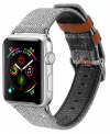 Dux Ducis Canvas Band Λουράκι για Apple Watch 42/44mm (Series 1, 2, 3 & 4) Grey