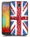 Samsung Galaxy Note 3 Neo N7505 - Σκληρή Θήκη Πλαστικό Πίσω Κάλυμμα Σημαία Αγγλίας (ΟΕΜ)
