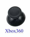 Replacement Plastic Analog Cap for Xbox 360 Controller - BLACK (2-Piece)