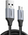 Ugreen Braided USB 2.0 to micro USB Cable Γκρι 1m (60146)
