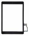 Touch Screen Digitizer With Home Button And Home Button Flex for iPad Air Black (Repair Part) (Bulk)