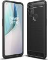 Brushed Carbon Back Cover   (OnePlus Nord N100)