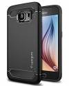 Spigen Rugged Armor SGP11439 Samsung Galaxy S6 Case – Black Spigen Rugged Armor SGP11439 Samsung Galaxy S6 Case – Black