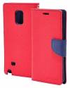 Samsung Galaxy Note Edge N915F - Θήκη Book Goospery Fancy Diary Κόκκινη - Σκούρο Μπλέ (Mercury)