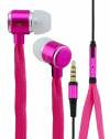 Hands Free GTL-001 Stereo Earphones 3.5mm With Microphone Magenta (OEM)