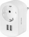 ACME ΦΟΡΤΙΣΤΗΣ ΤΑΞΙΔΙΟΥ ME ΣΟΥΚΟ & 2 USB 2.1A ΛΕΥΚΟ ACME ΦΟΡΤΙΣΤΗΣ ΤΑΞΙΔΙΟΥ ME ΣΟΥΚΟ & 2 USB 2.1A ΛΕΥΚΟ