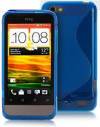 TPU Gel Case S-Line for HTC One V Blue (OEM)