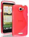 TPU Gel Case S-Line for HTC One X / One XL Pink (OEM)