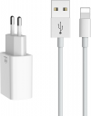Mcdodo Charger with 2 USB-A Ports and Lightning Cable White (CH-6720)