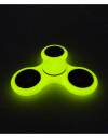 BLCR Tri-Spinner Fidget Toy EDC Plastic 3 minute Hand Spinner for Autism and ADHD Phosphorus Yellow