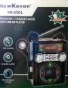 New Kanon KN-25DL Radio / LED Light / Karaoke - Black