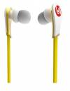 Beevo BV-EM100 - headphones lice  metallic with Microphone YELLOW/WHITE (BEEVO)