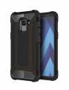 POWERTECH Hybrid Protect case for Samsung Galaxy A8 Plus 2018 BLACK (OEM)