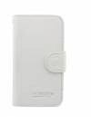 Lenovo A859 - Leather Stand Wallet  Case White (OEM)