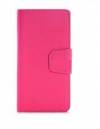 Leather Wallet Stand/Case for Alcatel One Touch Pop C9 OT-7047D Magenta (OEM)