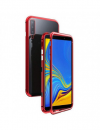 Μεταλλική Μαγνητική Θήκη 360 μοιρών για Samsung Galaxy A70 (Detachable Metal Frame) - Κόκκινο (ΟΕΜ)