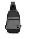 ARCTIC HUNTER τσάντα Crossbody (χιαστή) XB00608-DG, αδιάβροχη, σκούρο γκρ