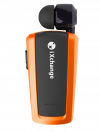 iXchange Stereo Retractable Bluetooth Headset orange UA-25XB-N