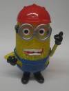 Decorative Led Miniature Minion With Red Hut