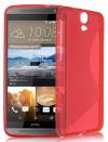 HTC ONE E9+ - TPU GEL Case S-Line Red (OEM)