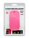 Wireless Optical Usb Mouse Mobilis A100 3 Πλήκτρων Ρόζ