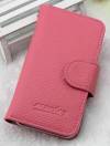 Leather Wallet/Case for Alcatel One Touch Pop C3 (OT-4033D) Pink (OEM)