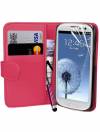 Samsung I9300 Galaxy S III S3 Δερμάτινη Θήκη Πορτοφόλι Ροζ (OEM) Samsung I9300 Galaxy S III S3 Δερμάτινη Θήκη Πορτοφόλι Ροζ (OEM)