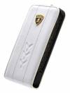 Apple iPhone 4/4S - Θήκη Flip Δέρμα Lamborghini Performante-D1 Λευκή (Lamborghini)